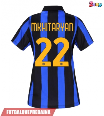Lacne Ženy Futbalové dres Inter Milan Henrikh Mkhitaryan #22 2026-27 Krátky Rukáv - Domáci